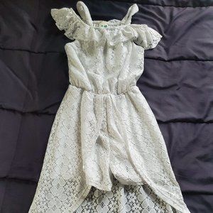 girl 12 cold shoulder romper